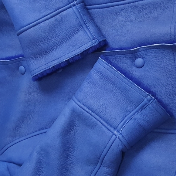 Vintage KENZO Paris Shearling Leather Sheepskin Jacket - Picture 11 of 13